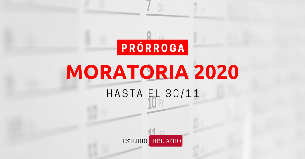 Prorroga moratorio 2020 noviembre 2020