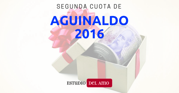 Segunda Cuota del Aguinaldo 2016 y Ganancias-min